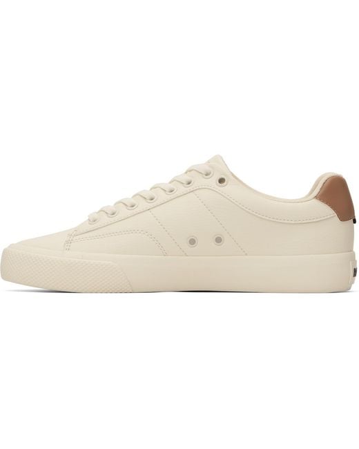 Boss Natural Logo-Print Sneakers for men