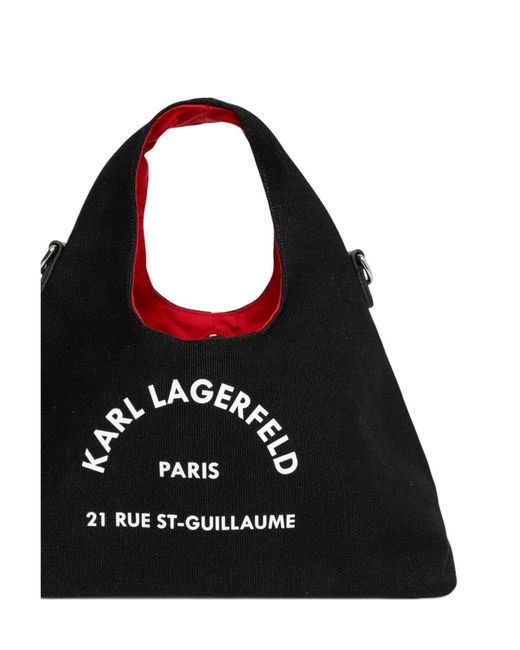 Karl Lagerfeld Black Krsg Sling Mini Shoulder Bag
