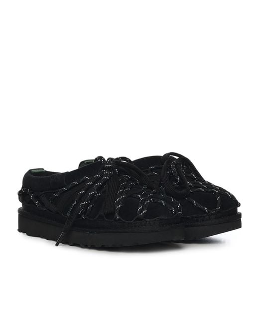 Ugg Black Tasman Lace-Up Slippers