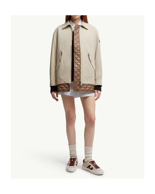 Moncler Natural Felci Padded Shirt Jacket