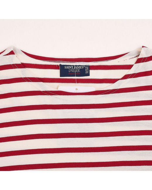 Saint James Red Short-Sleeve T-Shirt for men
