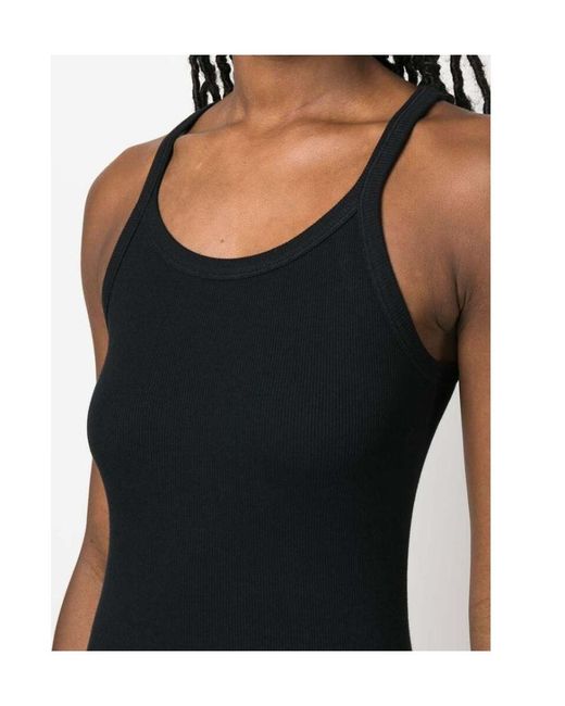 IRO Black Thin Shoulder Strap Vest