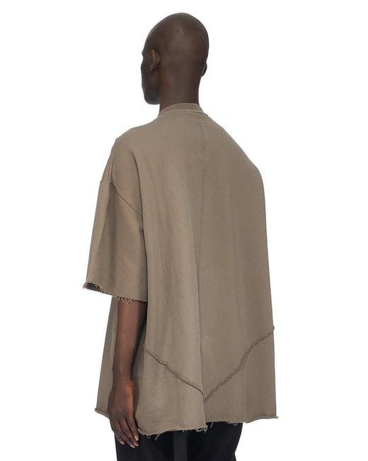 Rick Owens Brown Short-Sleeved T-Shirt for men