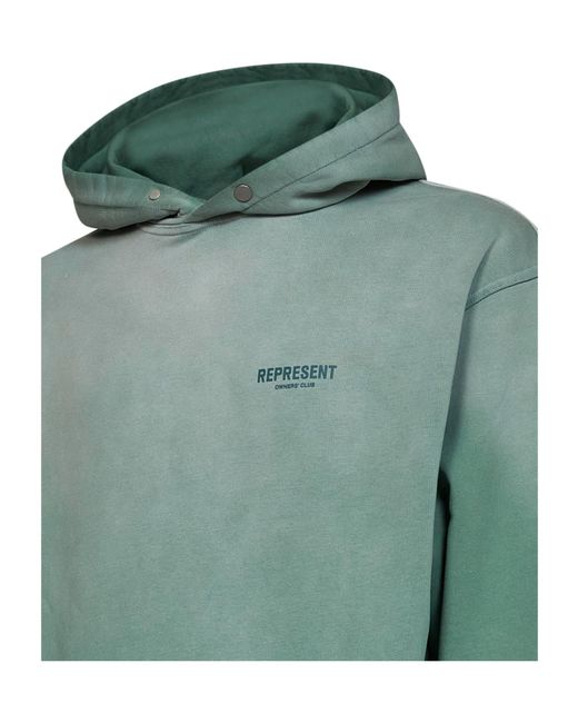 Represent Green Owners Club Oversized Hoodie for men