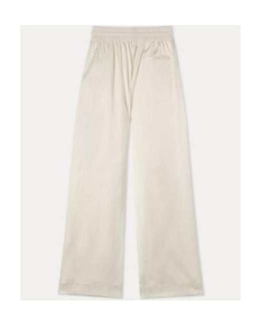 Off-White c/o Virgil Abloh White Drawstring Wide Leg Trousers