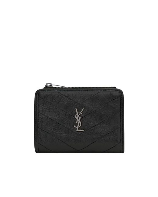 Saint Laurent Black Bifold Wallet