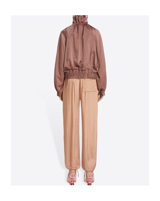 Dries Van Noten Multicolor Pleat Detailed Drawstring Trousers