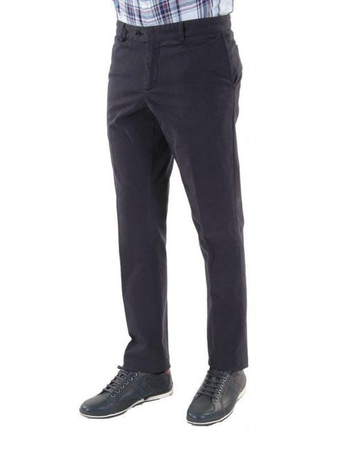 Paul & Shark Blue Logo Details Casual Pants for men