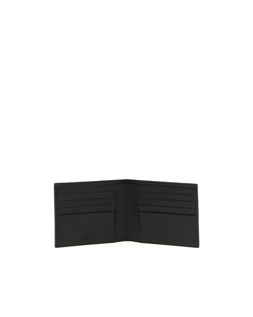 Ferragamo Black Gancini Logo Wallet for men