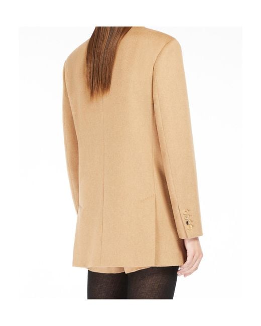 Max Mara Natural Olimpia Double-Breasted Blazer