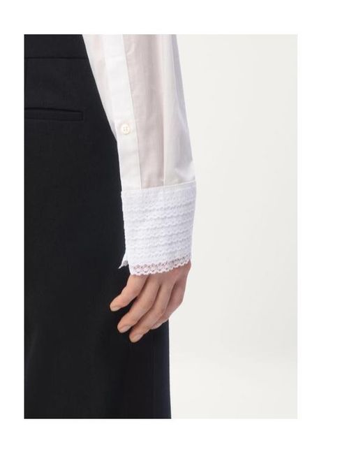Valentino White Button-Up Long-Sleeved Shirt for men