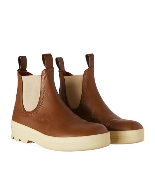 Loro Piana Brown Lakeside Ankle Boots