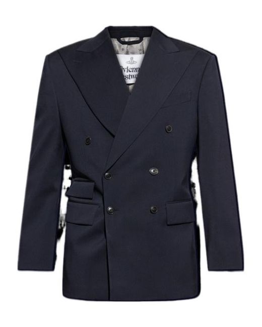 Vivienne Westwood Blue Double-Breasted Blazer