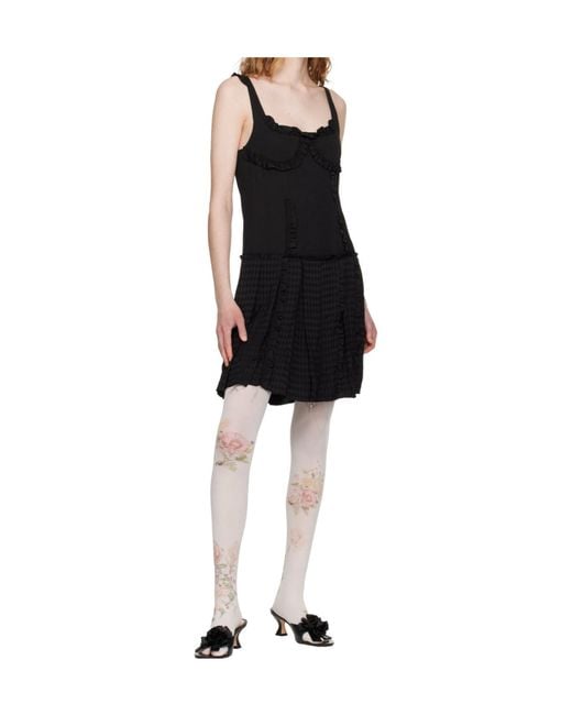 OPEN YY Black Flapper Mini Dress