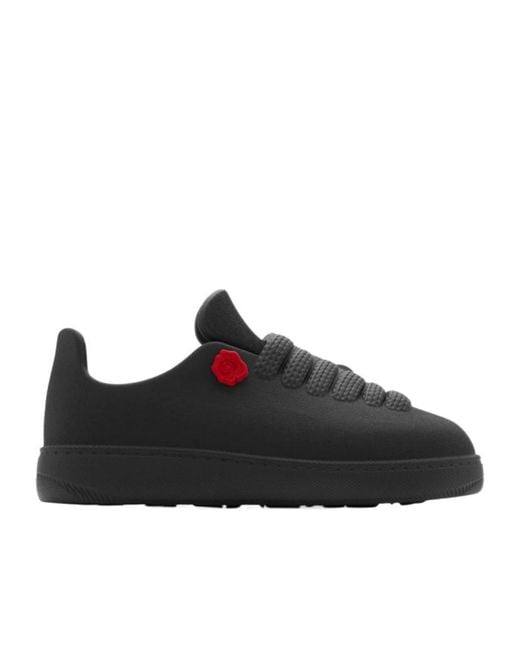 Burberry Black Bubble Charm-Embellished Rubber Low-Top Trainers for men