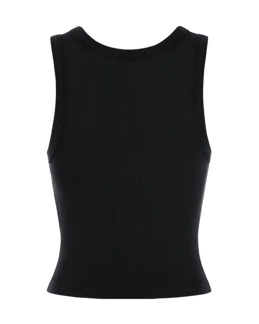 Entire studios Black Round-Neck Vest