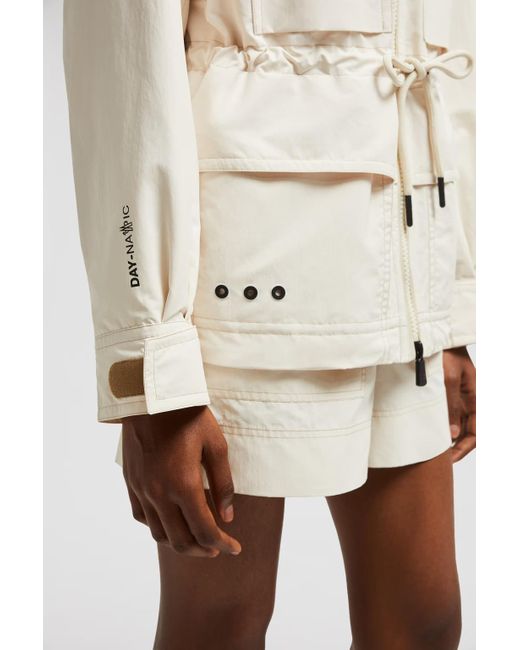 Moncler Natural Nimba Hooded Field Down Jacket