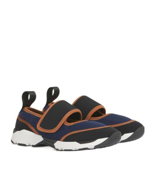 Marni Blue Mary Jane Running Sneakers