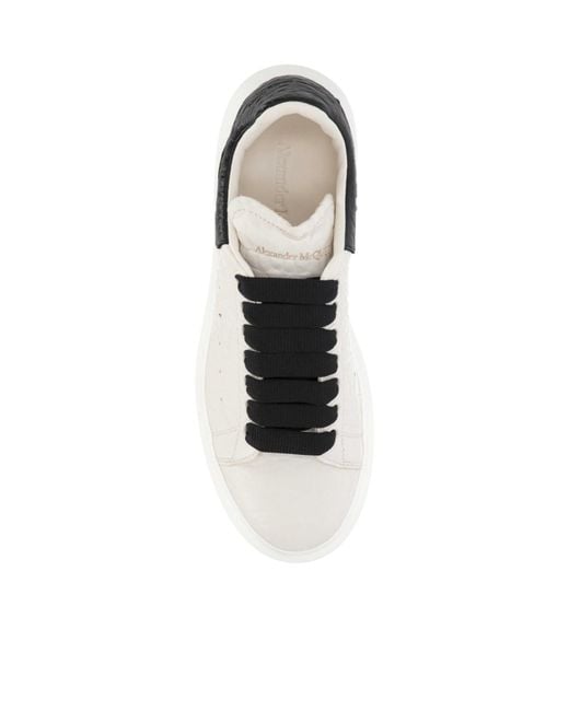 McQueen Natural Oversized Low-Top Sneakers