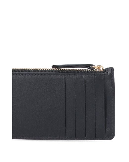 Maison Margiela Black Four-Stitch Detailed Coin Purse