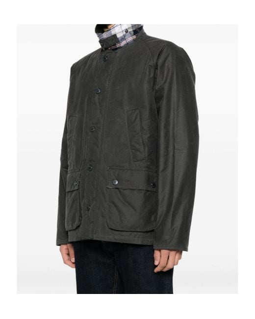 Barbour Black Long-Sleeved Casual Jacket for men