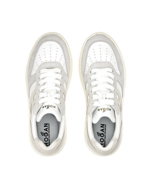 Hogan White H630 Casual Sports Shoes