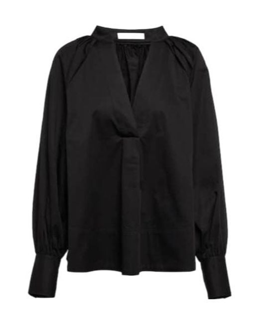 Co. Black V-Neck Shirt