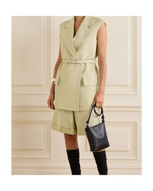 Jil Sander Natural Lapel Vest