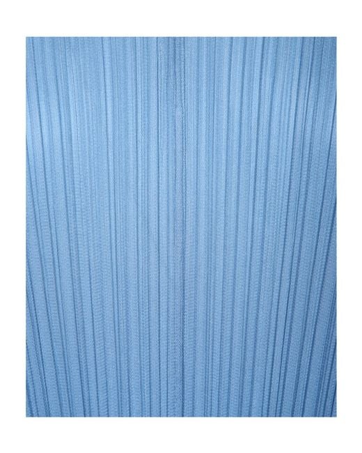 Pleats Please Issey Miyake Blue Monthly Colors: January Midi Dress