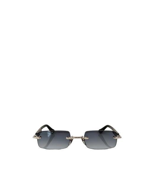 Chrome Hearts White Frameless Sunglasses for men