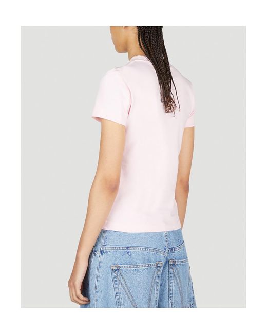 Vetements White Item O-Neck Short-Sleeved T-Shirt