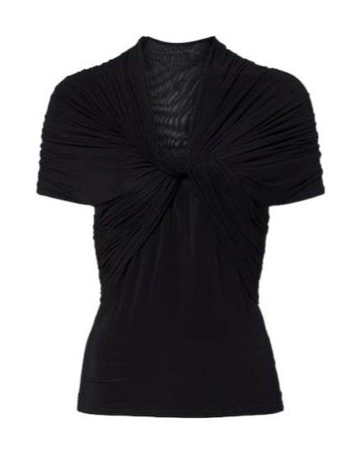 TOVE Black Hadara Pleated Top