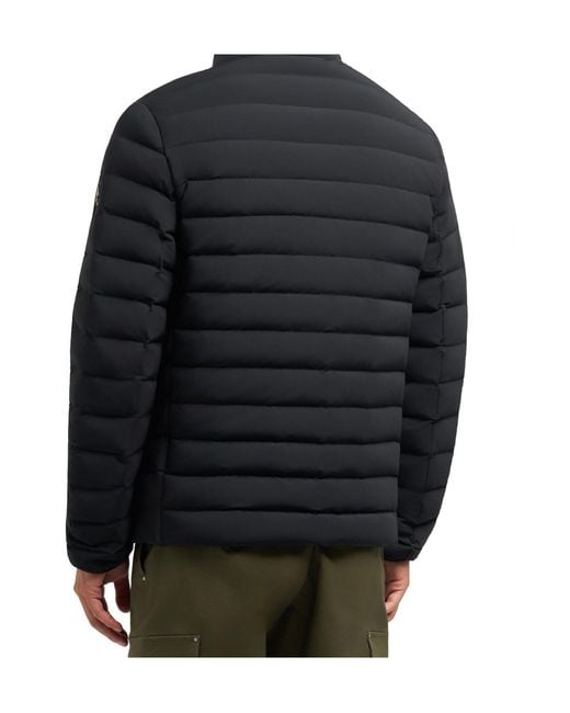Moose Knuckles Black Apos;S Laki Channel-Quilt Jacket for men