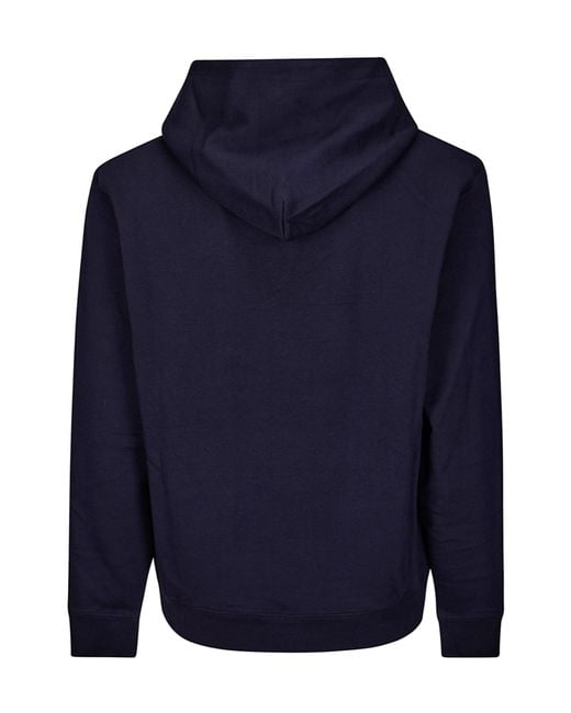 BBCICECREAM Blue Arch Logo Hoodie for men