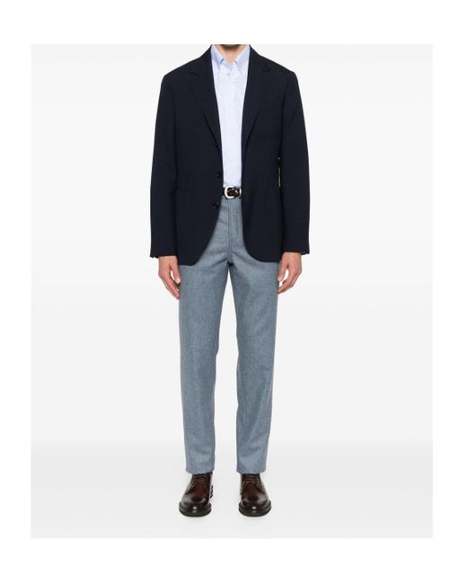 Brunello Cucinelli White Cotton Shirt for men