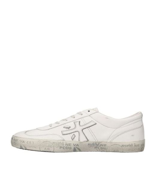 Premiata White David 8091 Sneakers for men