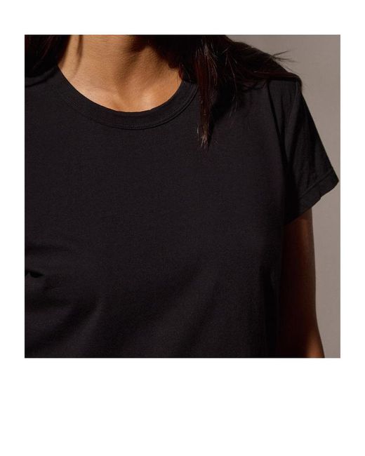 James Perse Black Short-Sleeved T-Shirt