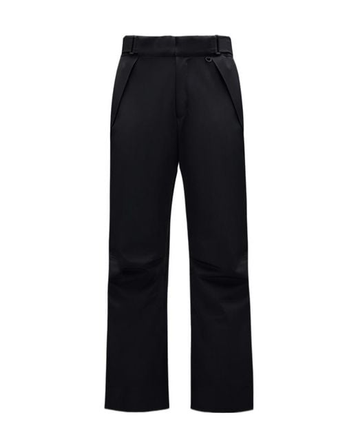 Moncler Black Nylon Ski Trousers for men