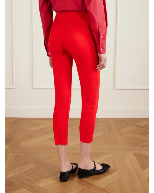 TOVE Red Cuffed Drew Trousers