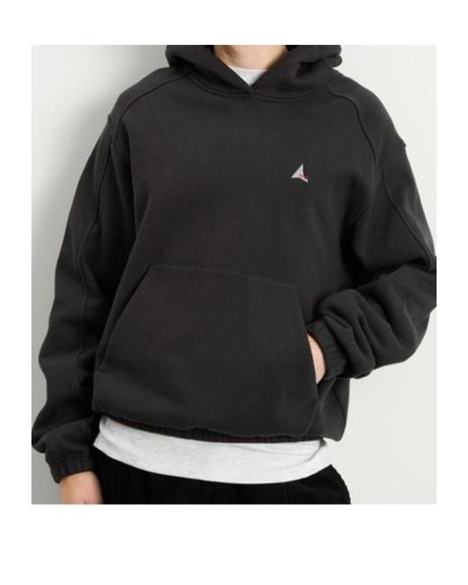 Roa Black Long-Sleeved Sweatshirt for men