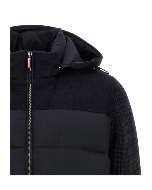 Moorer Black Jesse-Stp Bomber Jacket for men