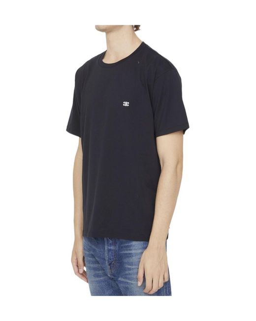 Céline Black Triomphe Loose T-Shirt for men
