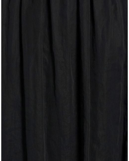 Brunello Cucinelli Black Solid Color Umbrella Skirt