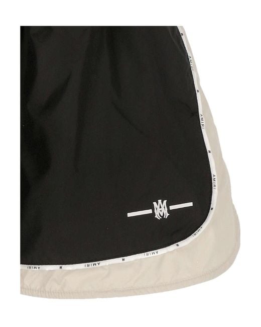 Amiri Black Logo Shorts