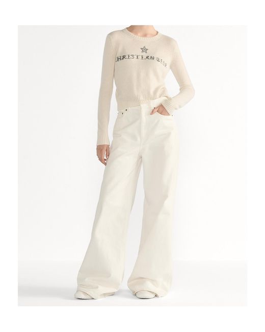 Dior White Sweater