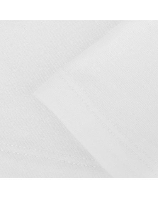 Armani Jeans White Logo Printed Pattern T-Shirt for men