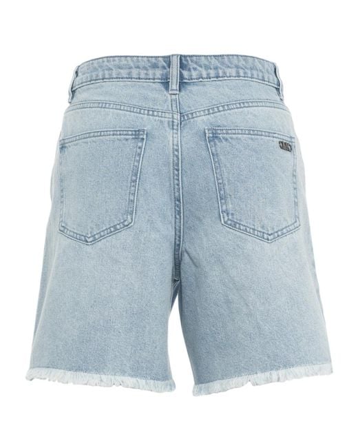 Michael Kors Blue Boyfriend Denim Shorts