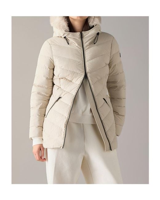 Moose Knuckles Natural Roselawn Hooded Jacket