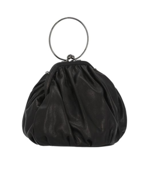 Yohji Yamamoto Black Top-Handle Shoulder Bag