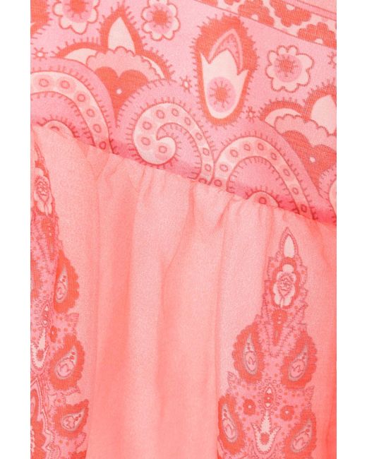 Etro Pink Paisley Printed Dress